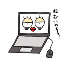 japanese pretty character "Pachiko" sticker #5661527