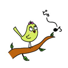 japanese pretty character "Pachiko" sticker #5661535