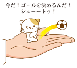 Cat riding a hand sticker #5661922