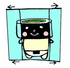 Boy of the onigirazu sticker #5661965