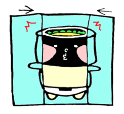 Boy of the onigirazu sticker #5661966