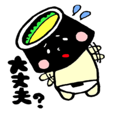 Boy of the onigirazu sticker #5661968