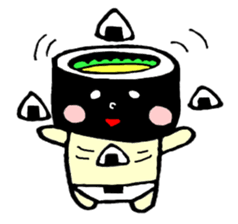 Boy of the onigirazu sticker #5661970