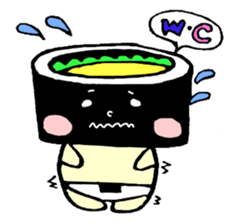 Boy of the onigirazu sticker #5661971