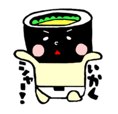 Boy of the onigirazu sticker #5661972