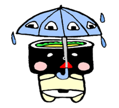 Boy of the onigirazu sticker #5661973