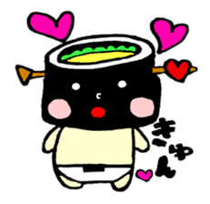 Boy of the onigirazu sticker #5661974