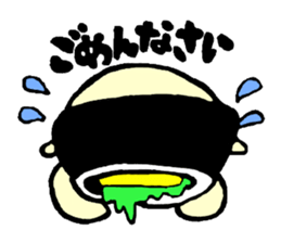 Boy of the onigirazu sticker #5661975