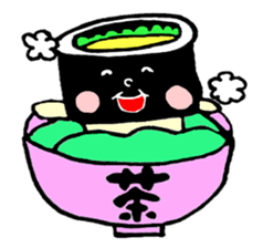 Boy of the onigirazu sticker #5661980