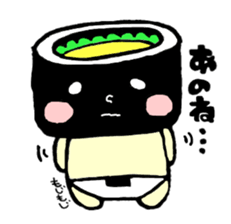 Boy of the onigirazu sticker #5661983