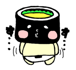 Boy of the onigirazu sticker #5661984