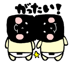 Boy of the onigirazu sticker #5661987