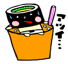 Boy of the onigirazu sticker #5661989