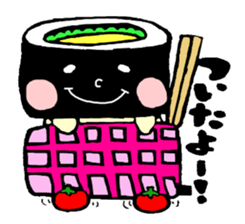 Boy of the onigirazu sticker #5661991