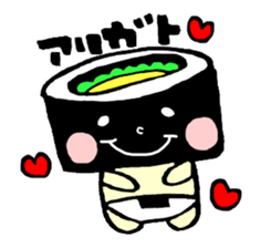 Boy of the onigirazu sticker #5661999