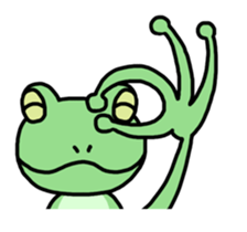 Frog"Ribyi" sticker #5662604