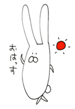 Chin rabbit sticker #5662804