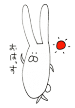 Chin rabbit sticker #5662804