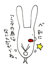 Chin rabbit sticker #5662822
