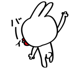 A rabbit called "Sat-chan" sticker #5663166