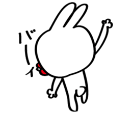 A rabbit called "Sat-chan" sticker #5663166