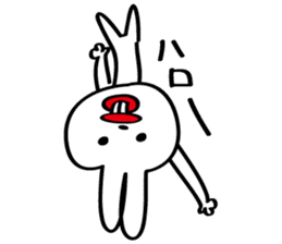 A rabbit called "Sat-chan" sticker #5663167
