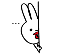 A rabbit called "Sat-chan" sticker #5663168