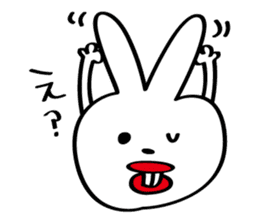A rabbit called "Sat-chan" sticker #5663170