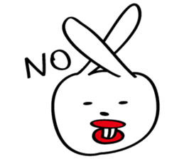 A rabbit called "Sat-chan" sticker #5663172