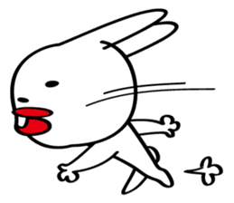 A rabbit called "Sat-chan" sticker #5663175