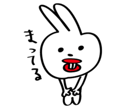 A rabbit called "Sat-chan" sticker #5663176
