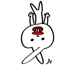 A rabbit called "Sat-chan" sticker #5663177