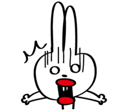 A rabbit called "Sat-chan" sticker #5663179