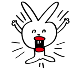 A rabbit called "Sat-chan" sticker #5663180