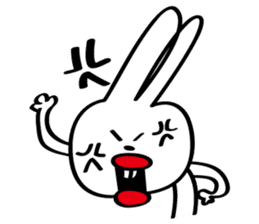 A rabbit called "Sat-chan" sticker #5663181