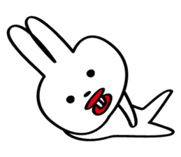 A rabbit called "Sat-chan" sticker #5663185