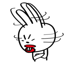 A rabbit called "Sat-chan" sticker #5663186