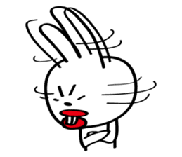 A rabbit called "Sat-chan" sticker #5663186
