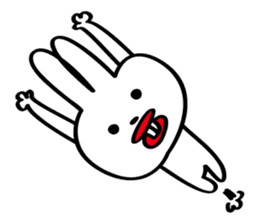 A rabbit called "Sat-chan" sticker #5663190