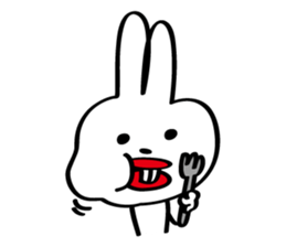 A rabbit called "Sat-chan" sticker #5663191