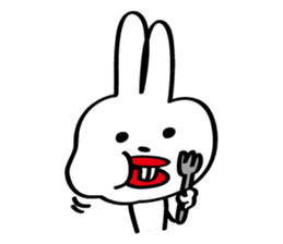 A rabbit called "Sat-chan" sticker #5663191