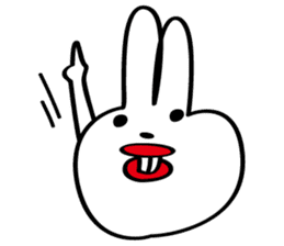 A rabbit called "Sat-chan" sticker #5663192