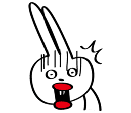 A rabbit called "Sat-chan" sticker #5663193