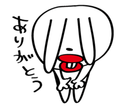 A rabbit called "Sat-chan" sticker #5663195