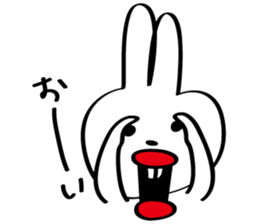 A rabbit called "Sat-chan" sticker #5663199