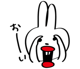 A rabbit called "Sat-chan" sticker #5663199