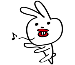 A rabbit called "Sat-chan" sticker #5663200