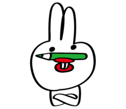 A rabbit called "Sat-chan" sticker #5663202