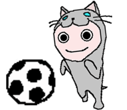 Dogs and cats and rabbits and soccer sticker #5663367