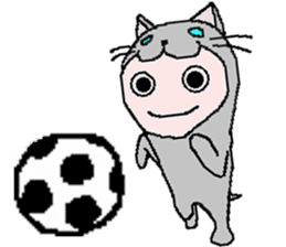 Dogs and cats and rabbits and soccer sticker #5663367